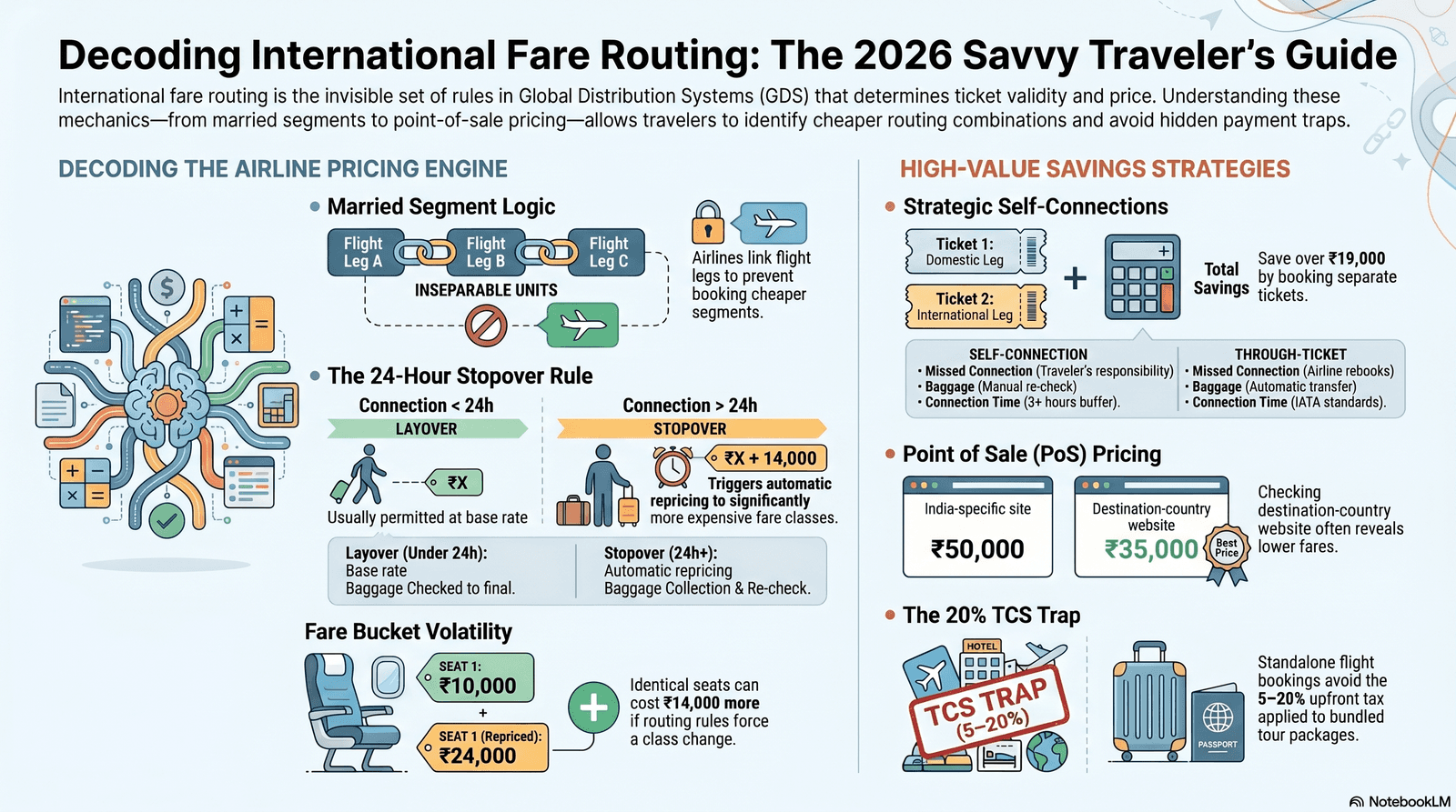 What is international fare routing — complete guide for Indian travellers 2026