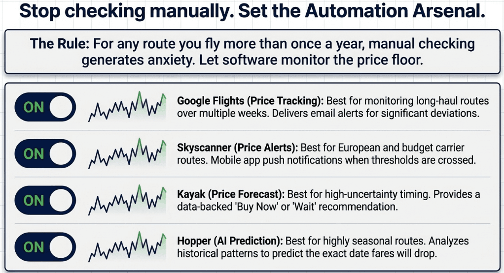 Using automation to find the best fares