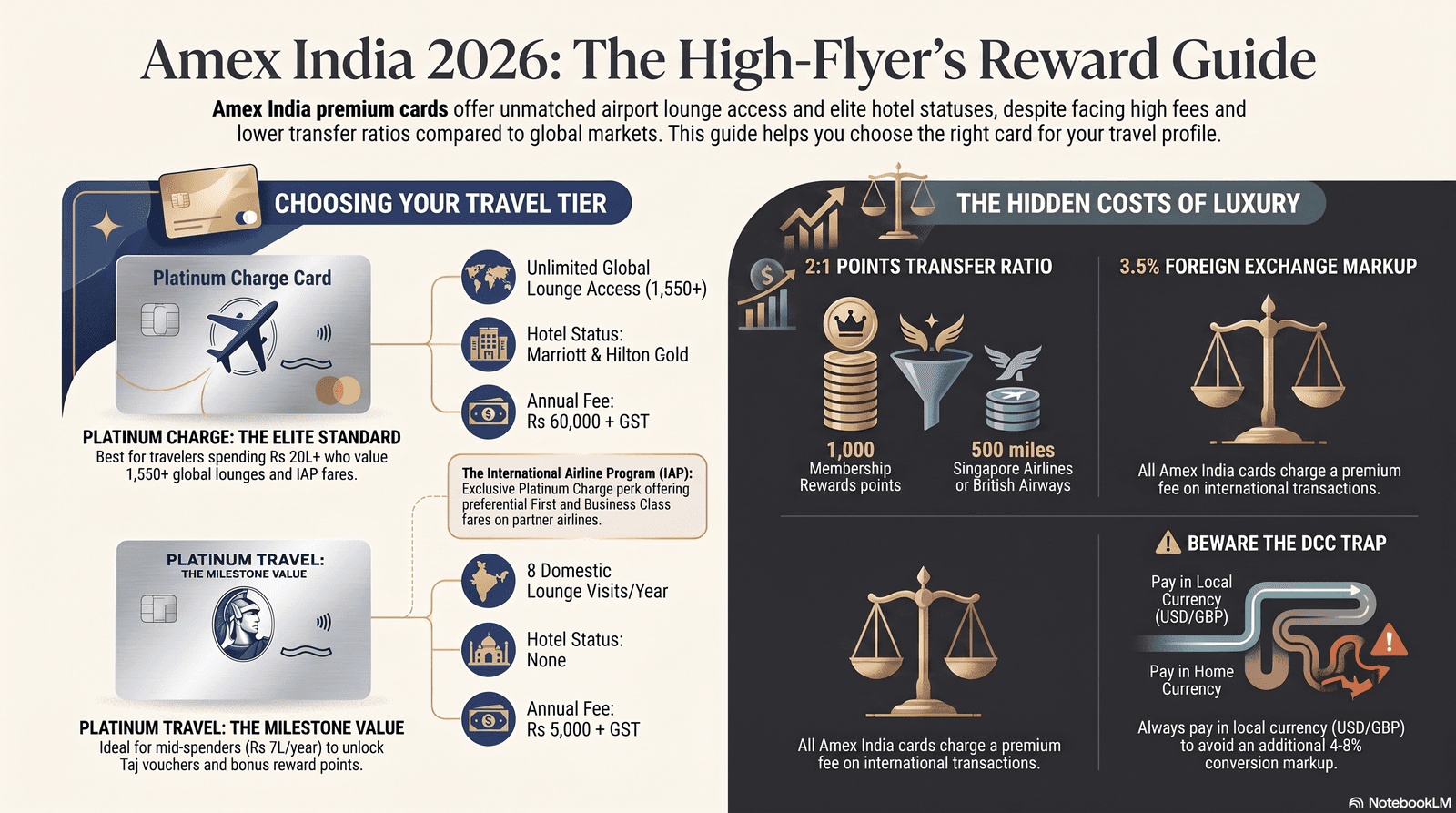 American Express India cards for flights 2026 — Platinum Charge, Platinum Travel and Gold card comparison guide