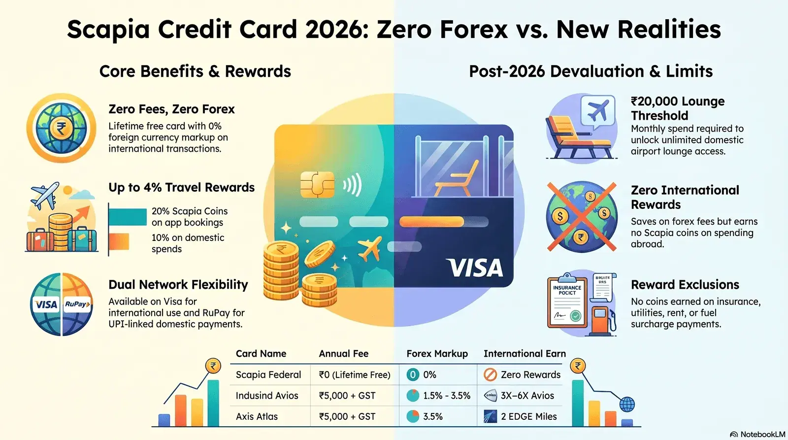 Federal Bank Scapia Credit Card 2026 — Zero Forex, Lifetime Free & Best Use for Flight Bookings
