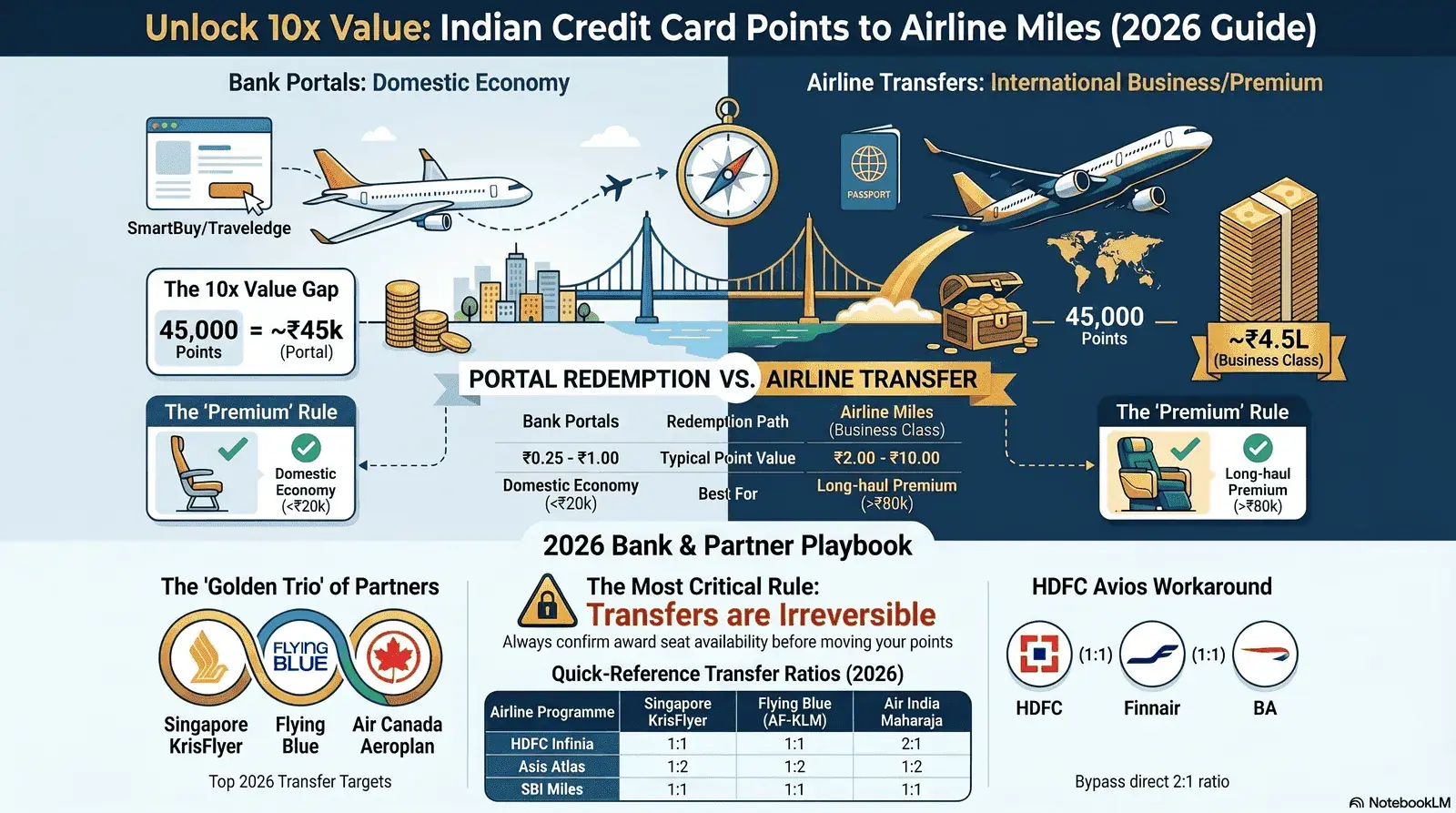 How to Transfer Indian Credit Card Points to Airline Miles: Complete 2026 Guide