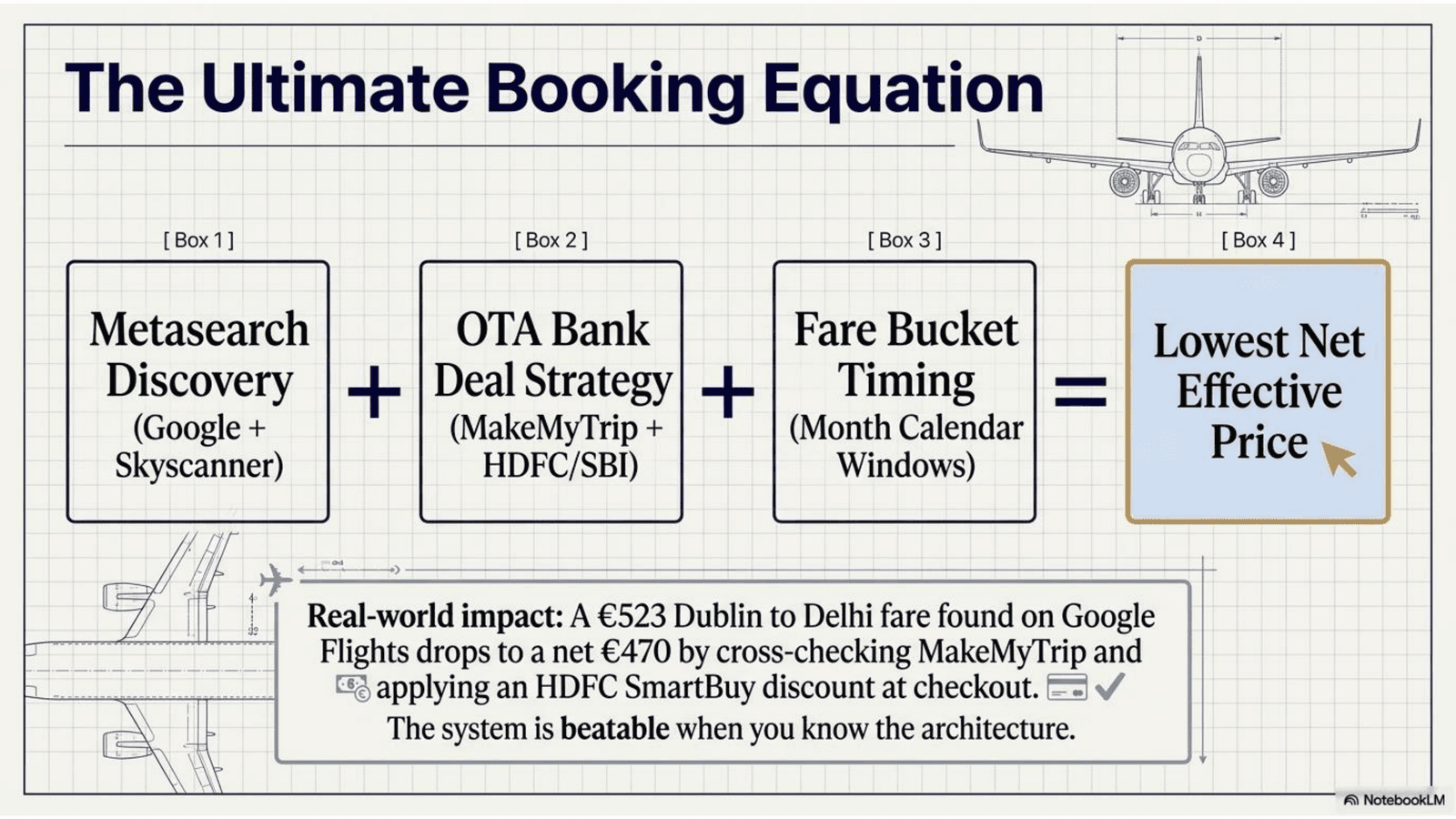 The ultimate flight booking strategy: use fare comparison engines for cash fare research, then decide whether to book with cash or redeem miles based on the value comparison