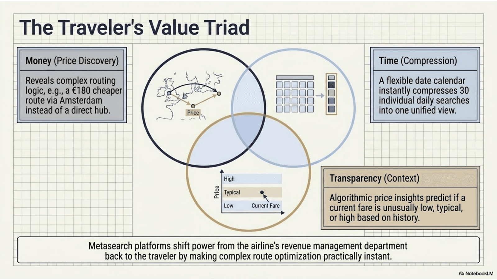 Travelers value triad: Money vs Time vs Transparency — how fare comparison engines deliver all three