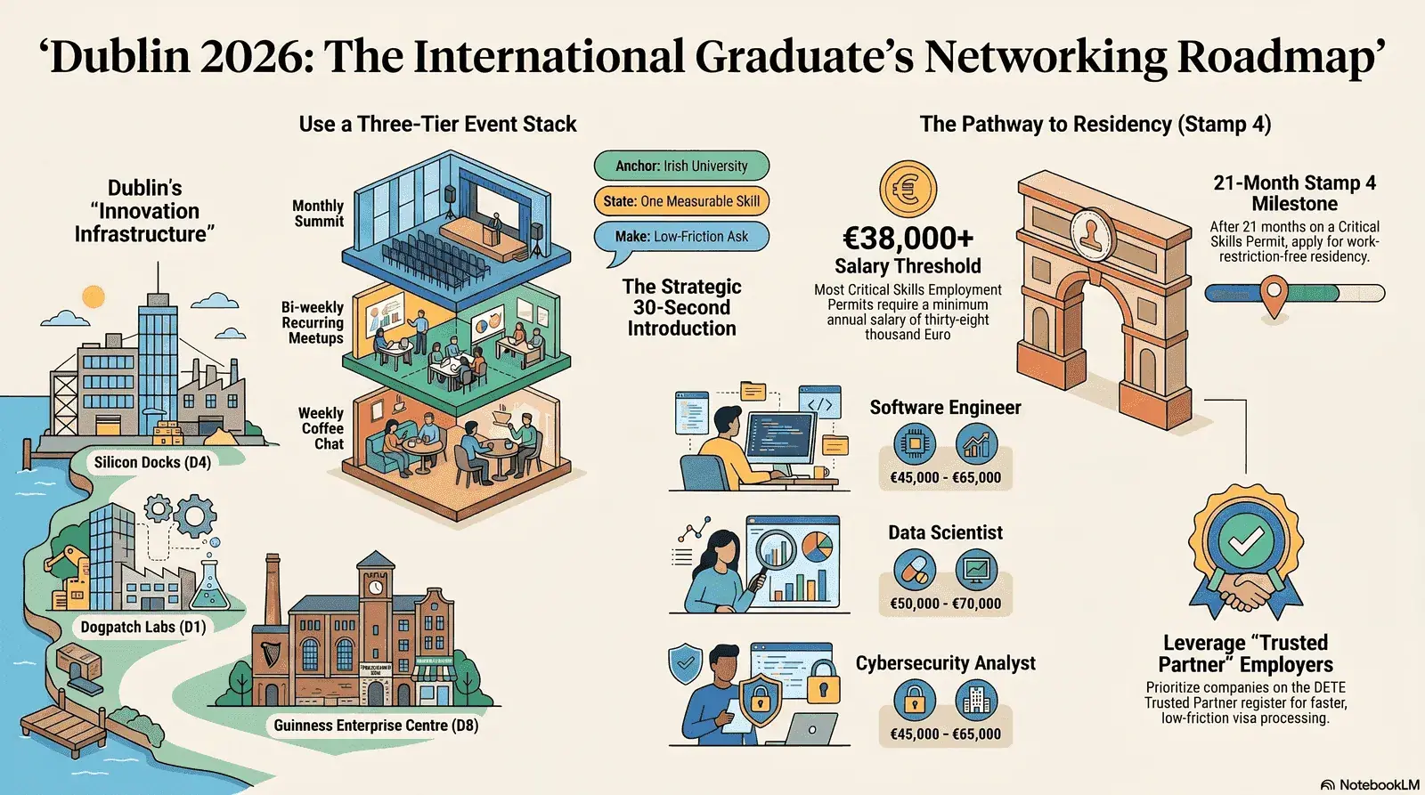 Dublin Networking Guide: How International Students Land Post-Study Jobs in 2026