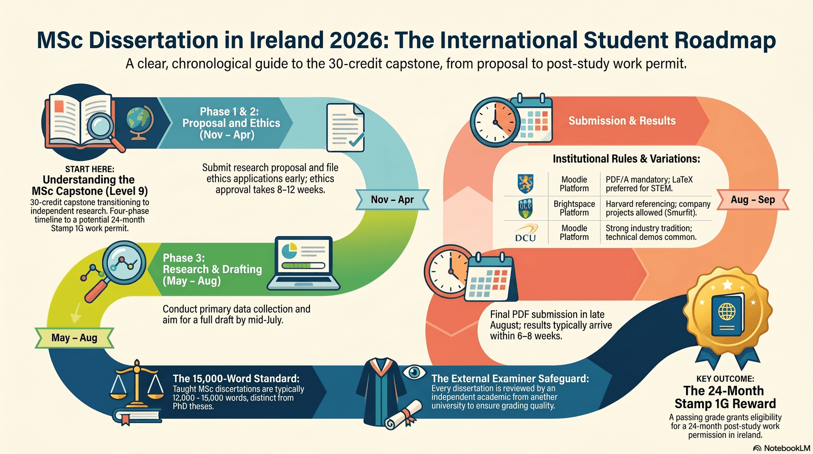 MSc Dissertation in Ireland 2026 — complete guide for international students