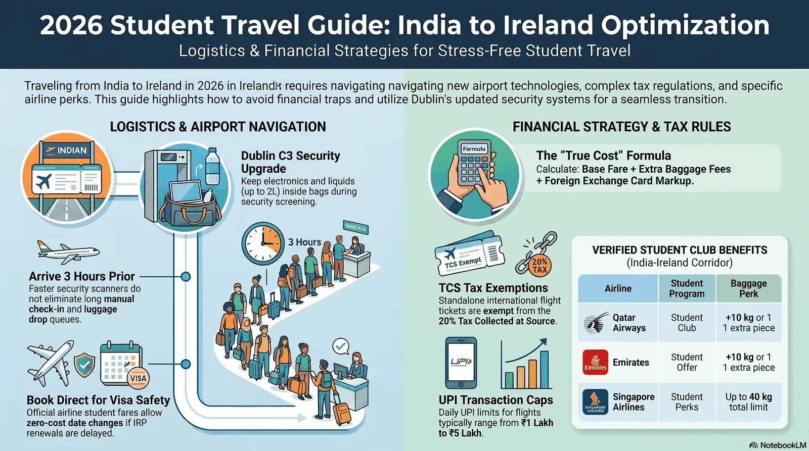 India-Ireland Student Guide - Airport Crowds & Visa Uncertainty Guide for International Students