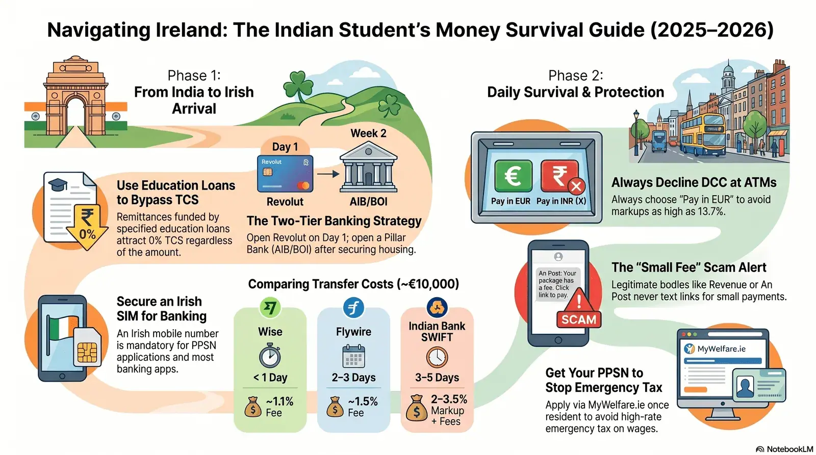 The Indian Student's Money Survival Guide to Ireland 2025–2026