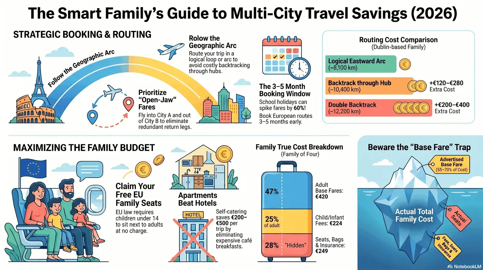 How to Plan a Multi-City Family Trip Cheaply: The 2026 Complete Guide