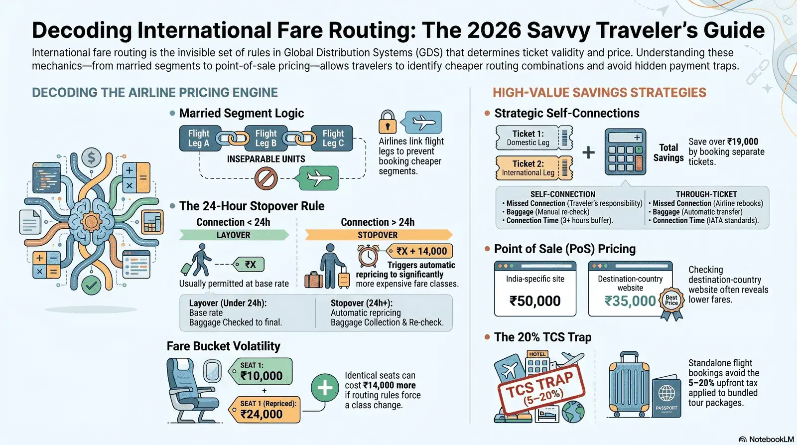 What Is International Fare Routing? The Complete Guide for Travellers (2026)